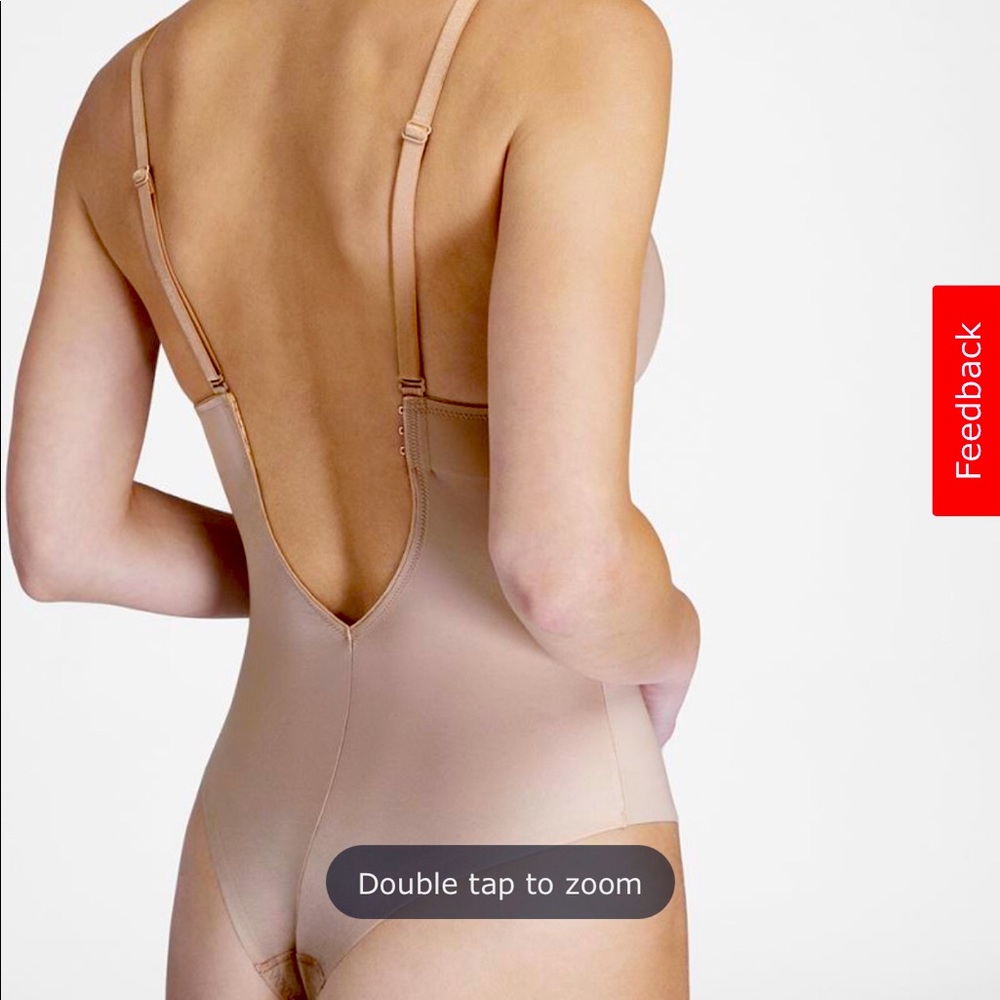 NEVER WORN SPANX THONG BODY SUIT
